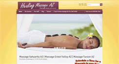 Desktop Screenshot of healingmassageaz.com